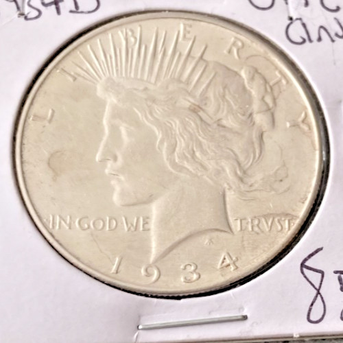 1934-D Peace Dollar,