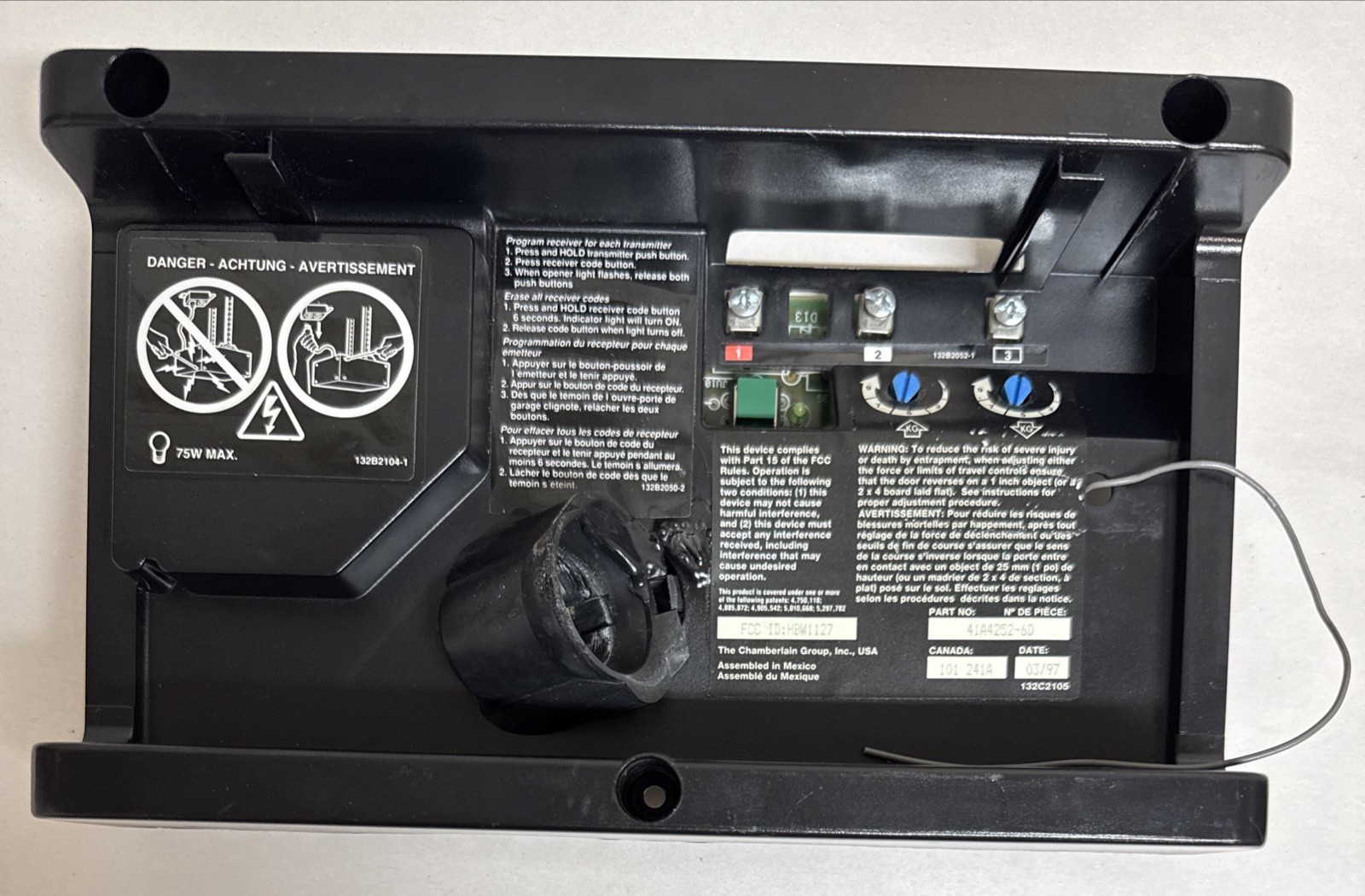 41A4252-6D Chamberlain Liftmaster Garage Door Logic Board Green Works