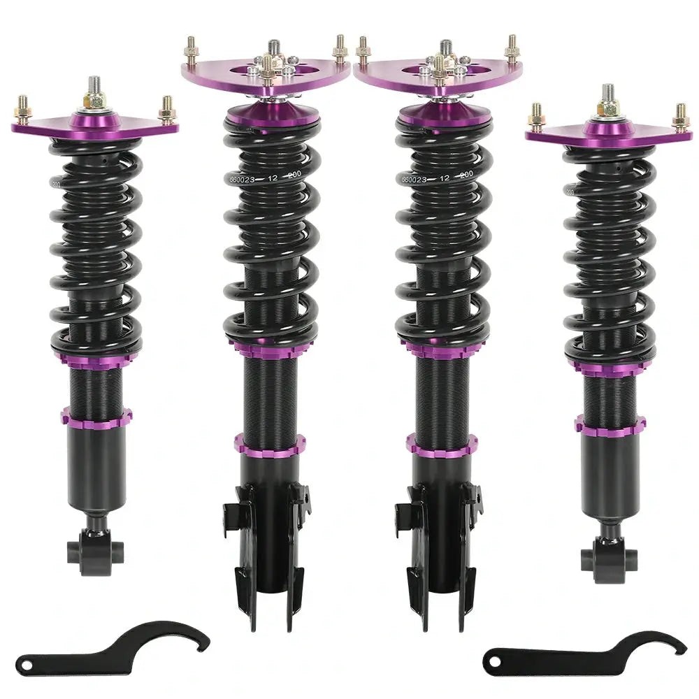 4PCS Front+Rear Coilover Suspension Struts Assembly For 2008-2013 Subaru Impreza