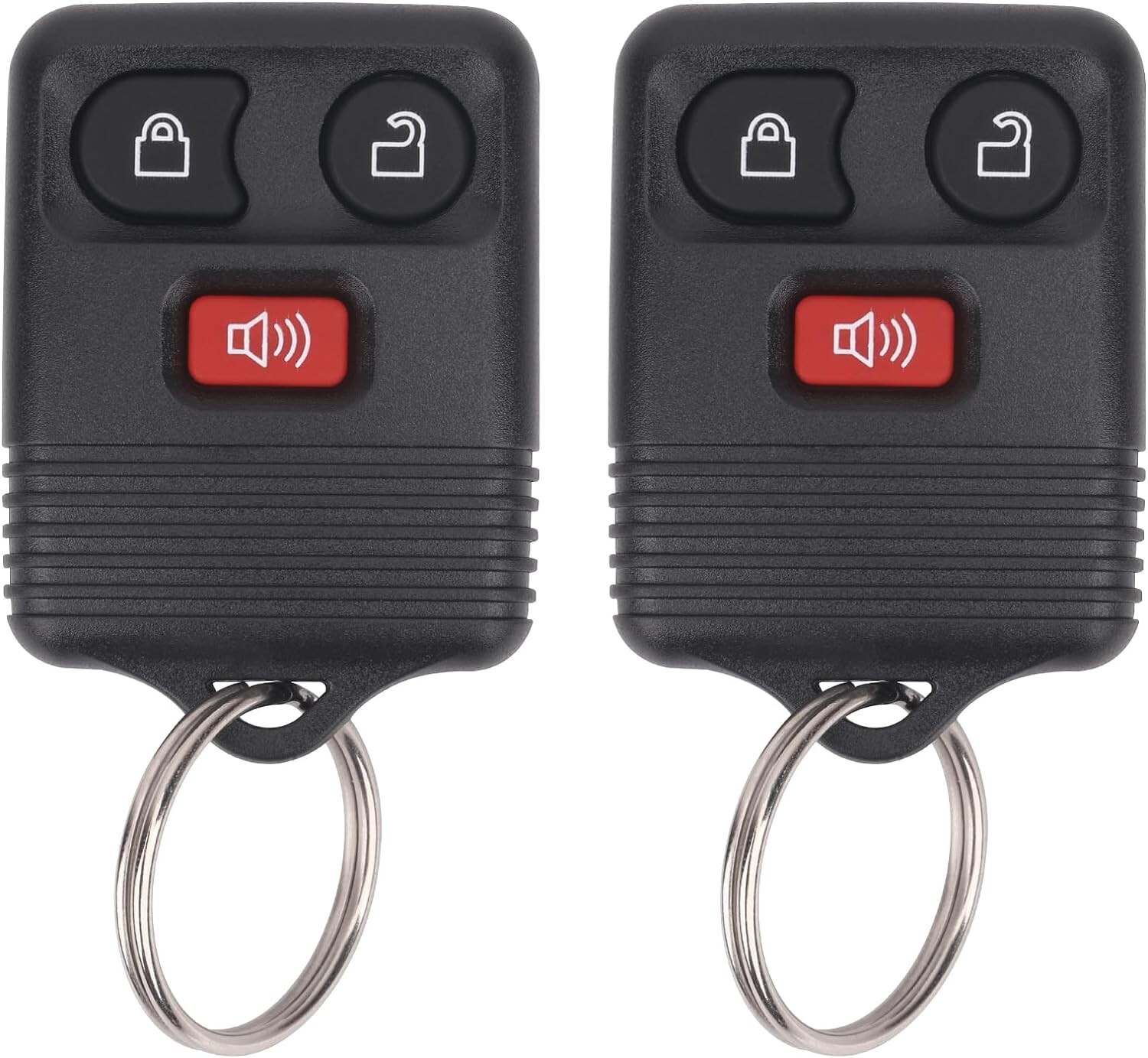 (Pack of 2) Keyless Entry Remote Key Fob Compatible with Ford F150 F250 F350 ...