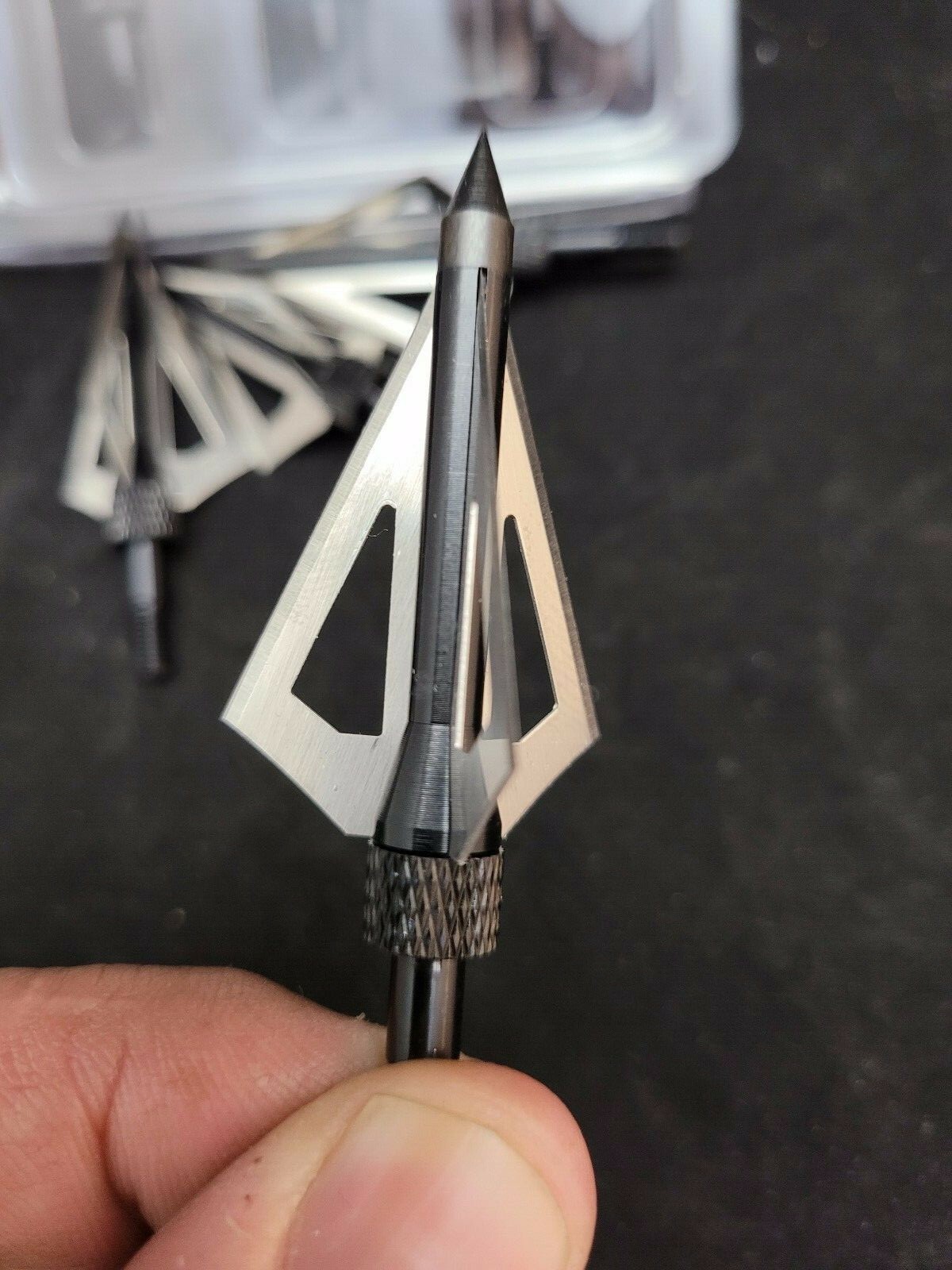 Broadheads Archery Arrow Tip 10pc 3 Blade Crossbow Compound Bow Targeting Set Lo