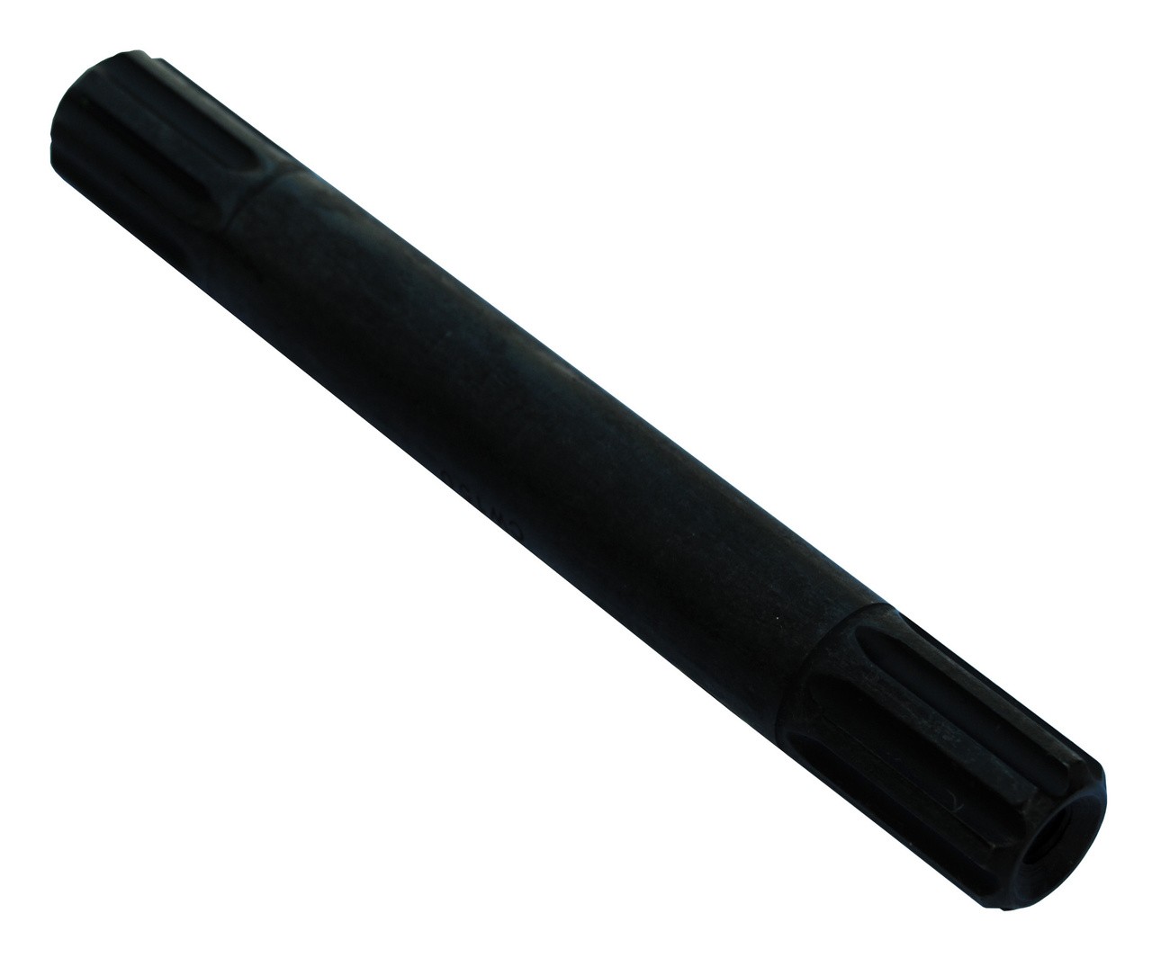 8 spline chromoly BMX bicycle spindle for 19mm sealed BB BLACK