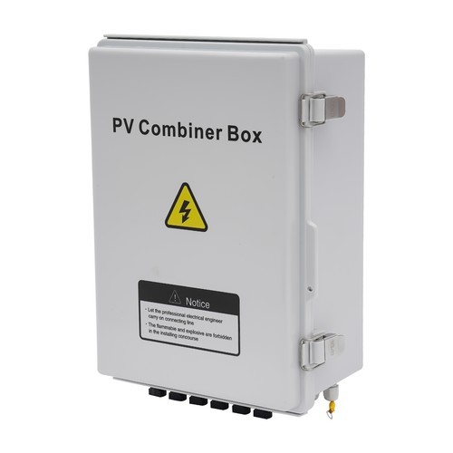 6 String PV Solar Combiner Box Circuit Breaker Junction Box For Solar System