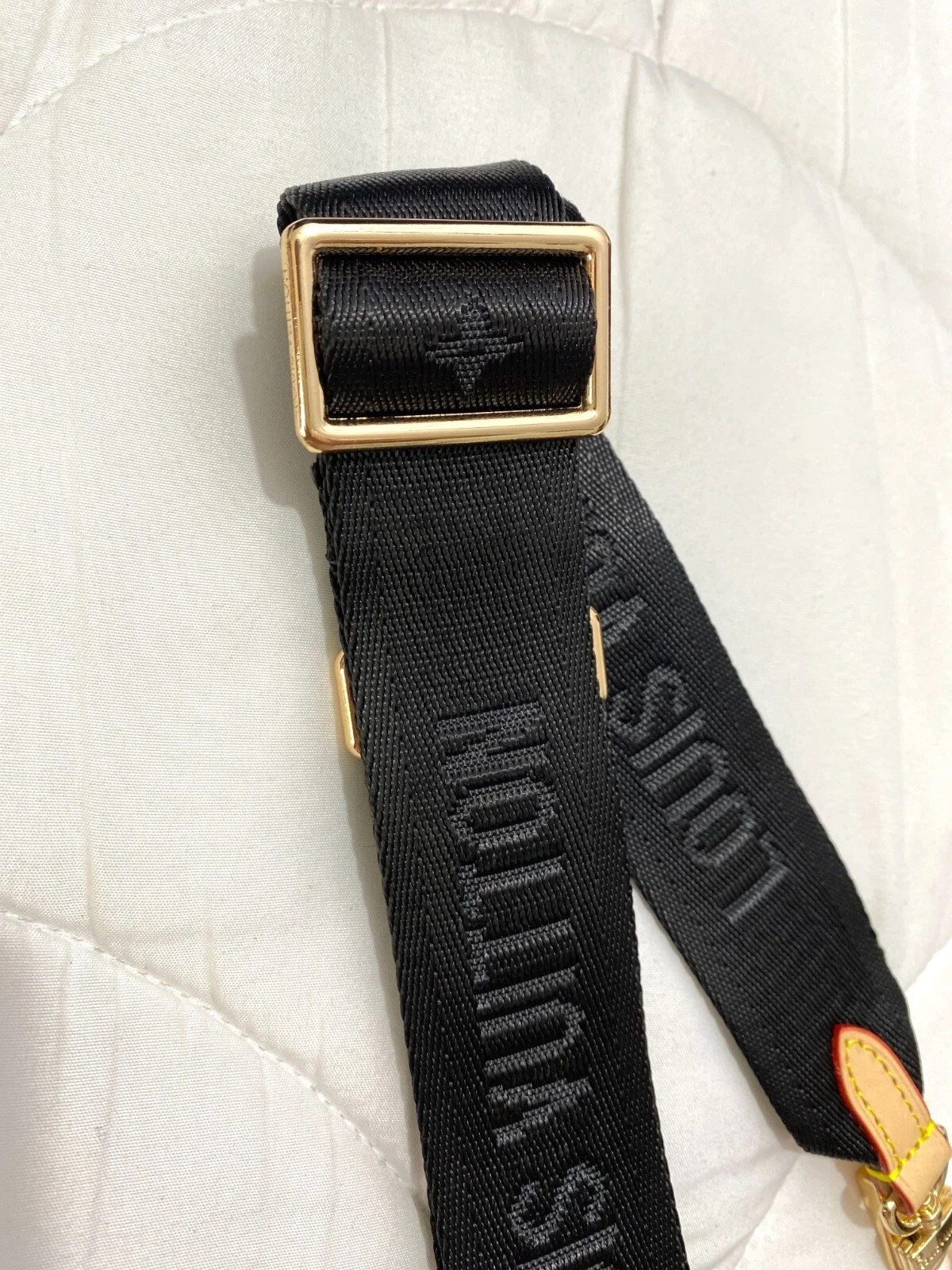 Louis Vuitton Shoulder Strap Adjustable Crossbody Shoulder Replacement Black