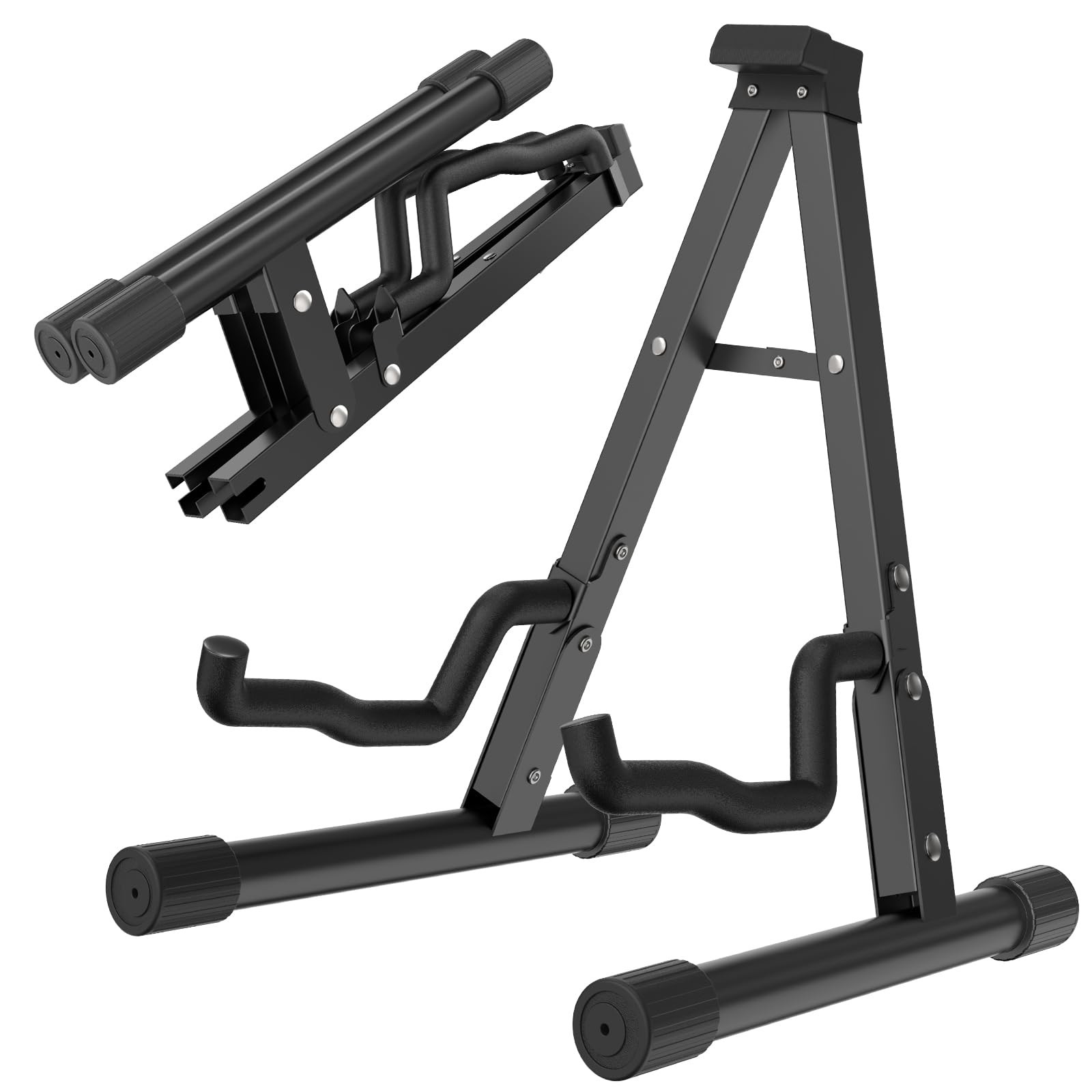 GLEAM Guitar Stand - Electric, Acoustic and Bass, Banjo GSA-001C, Black