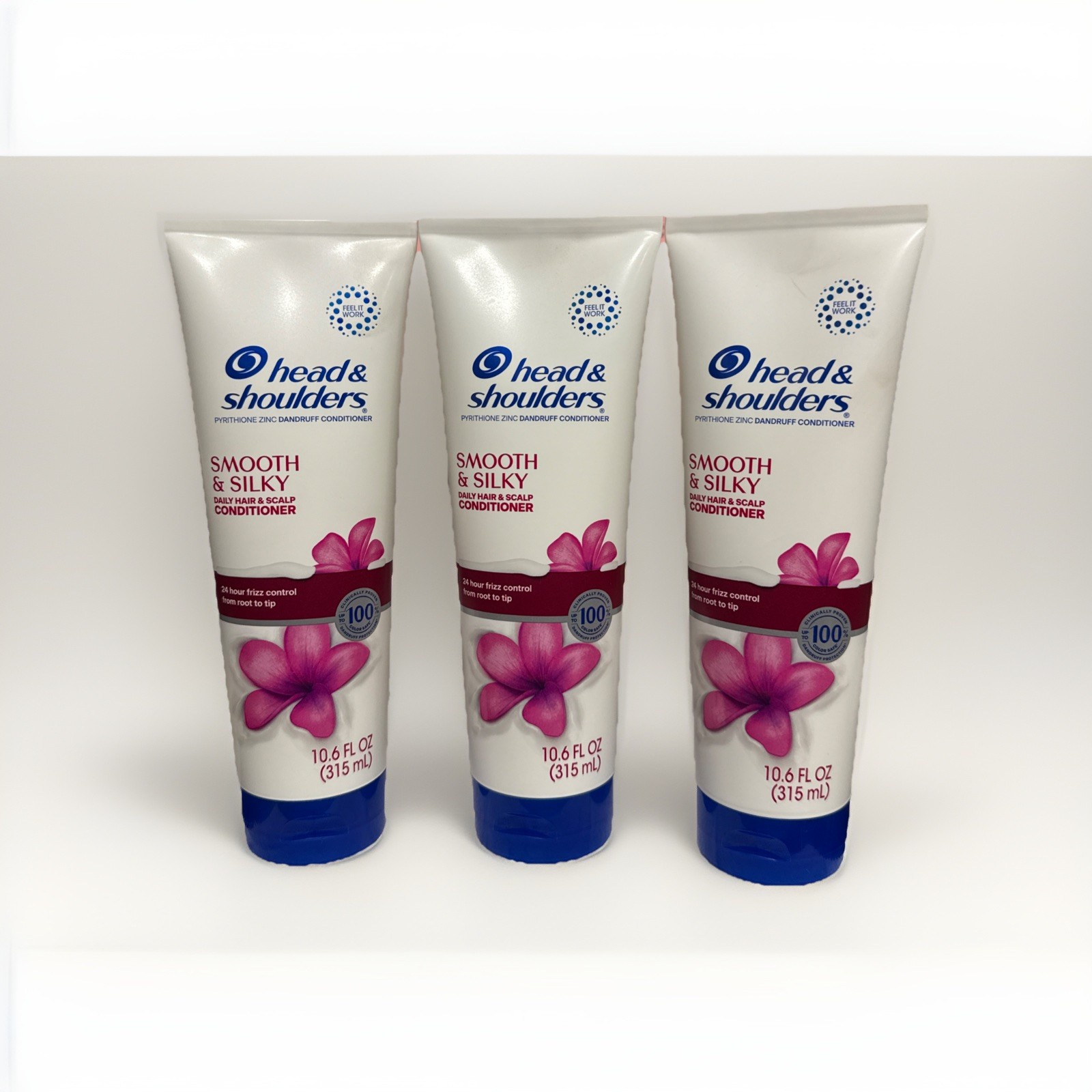 3X Head and Shoulders Dandruff Conditioner, Smooth and Silky, 10.6 fl oz 10/2026