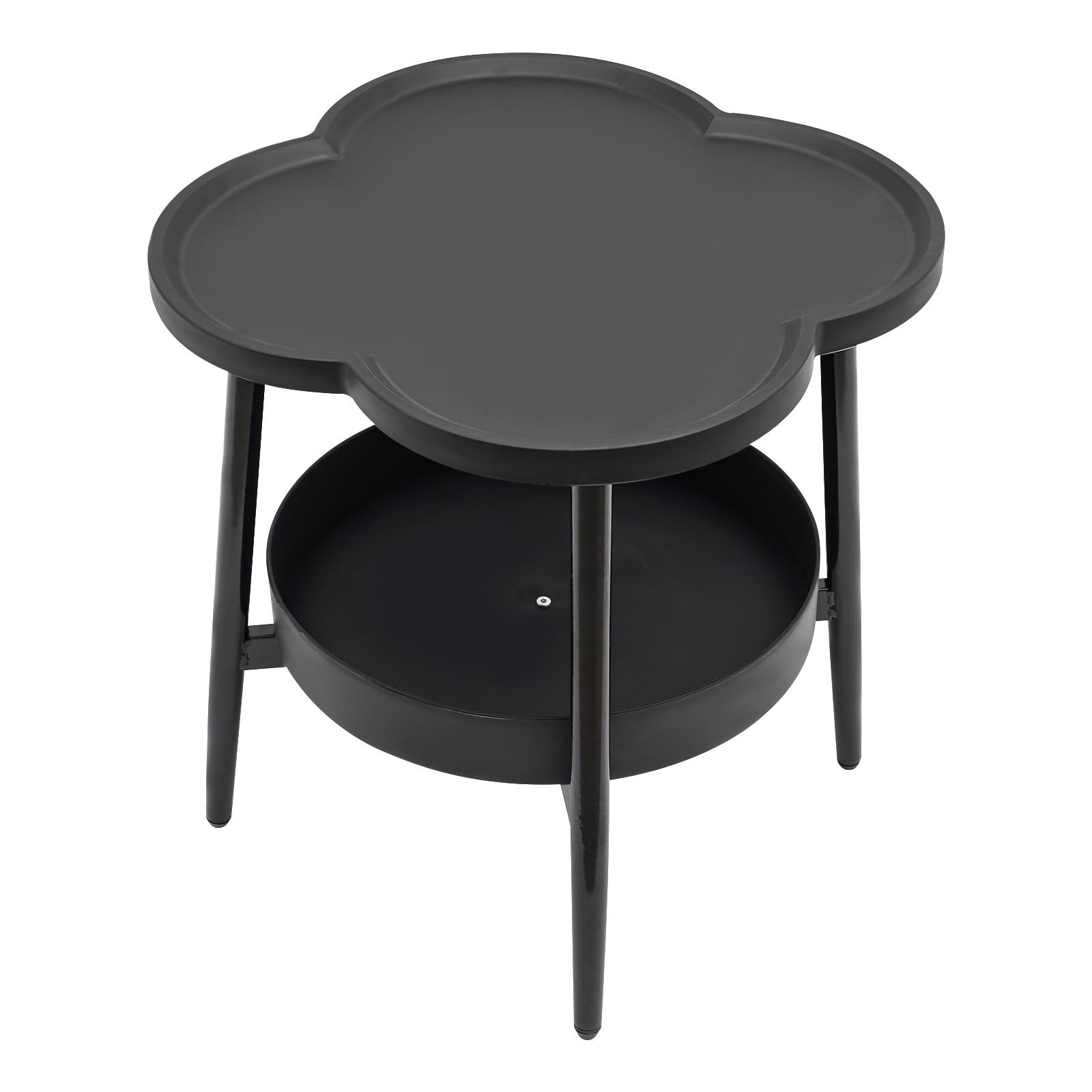End Table 110LBS Heavy Duty Anti Slip Coffee&Tea Table, Sofa Side Snack Table