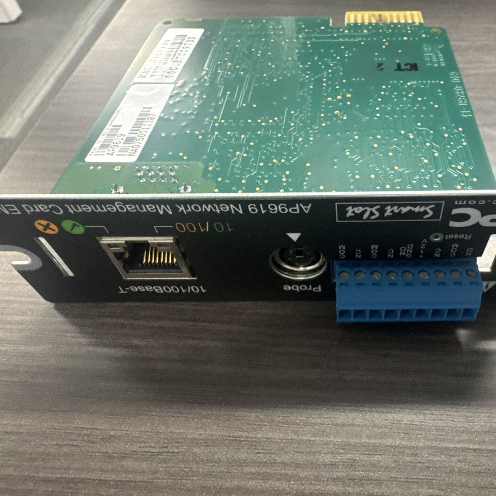 APC AP9619 SmartSlot Network Management Card RJ-45 10/100Base-T Remote