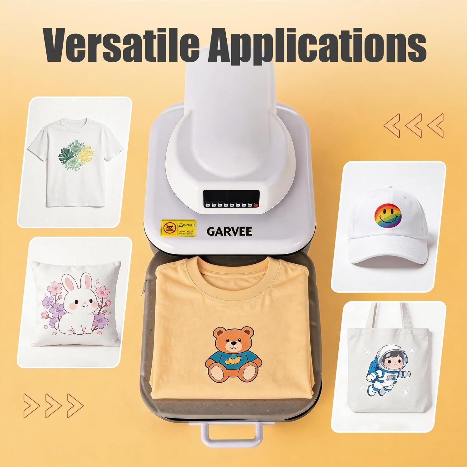 Auto Heat Press Machine 15x15" Smart Digital Temp/Timer 4 Memory Modes for HTV