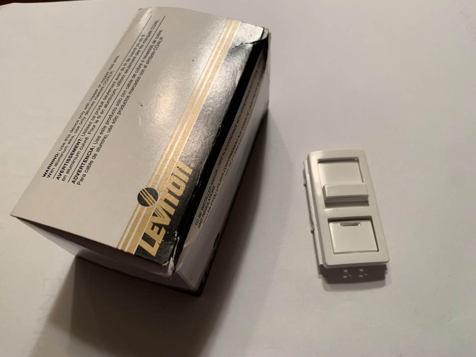 LEVITON IPKIT-W FACEPLATE WHITE, BOX OF 10