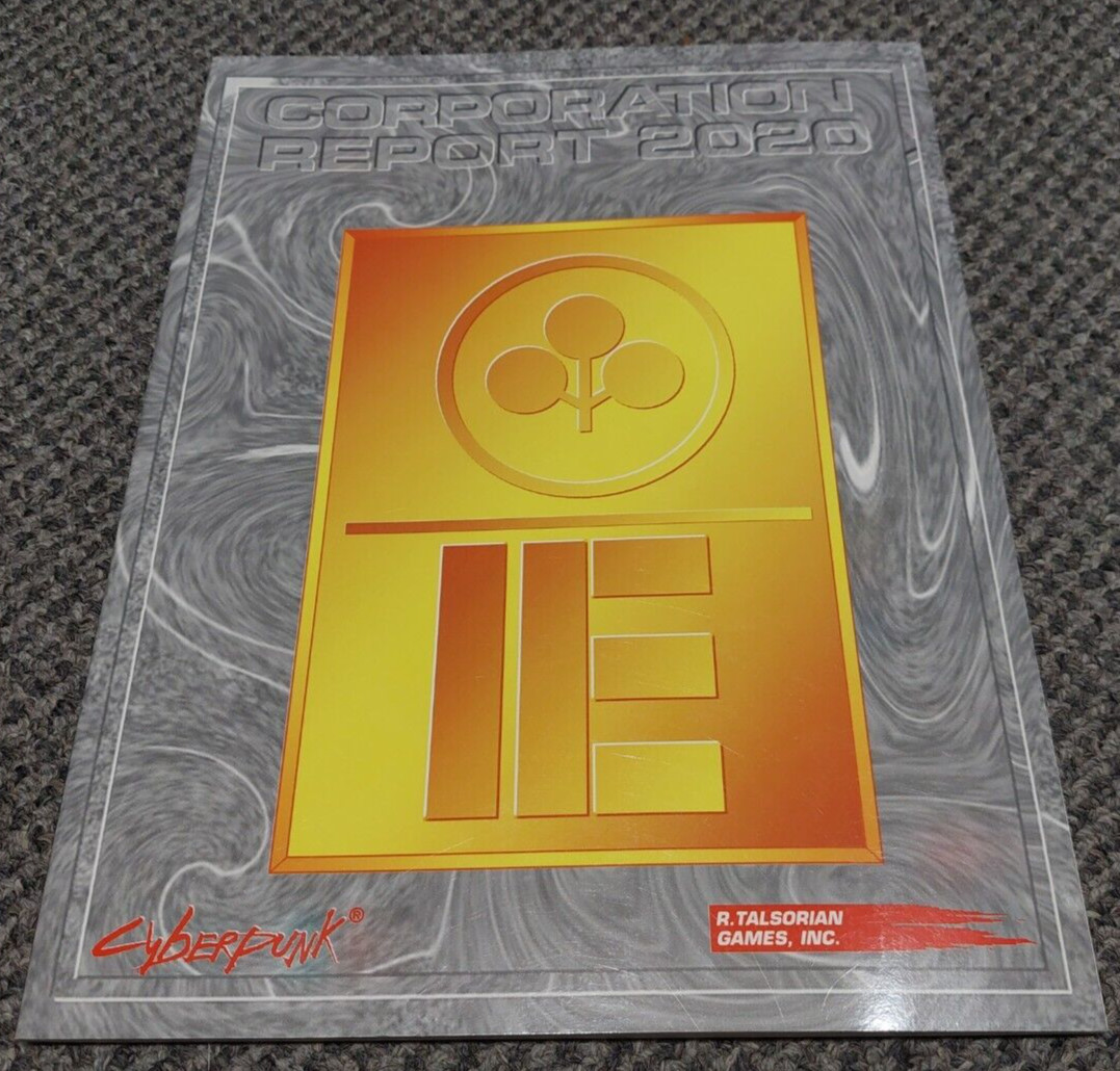 Corporation Report 2020 Volume 1 - Cyberpunk RPG - R. Talsorian Games CP 3111
