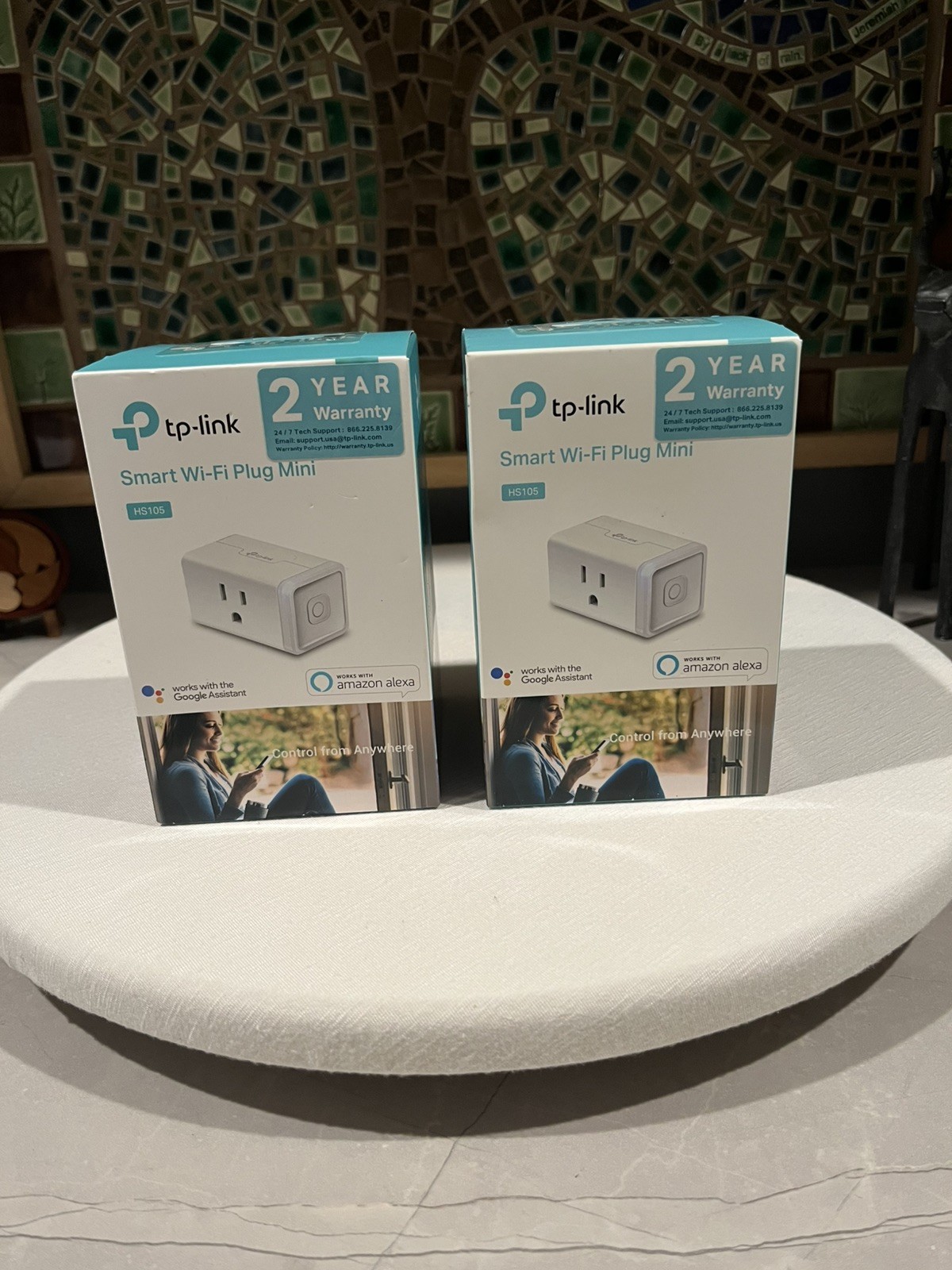 TP-Link Mini WiFi Smart Plug, Wi-Fi, Works with Alexa, Sealed