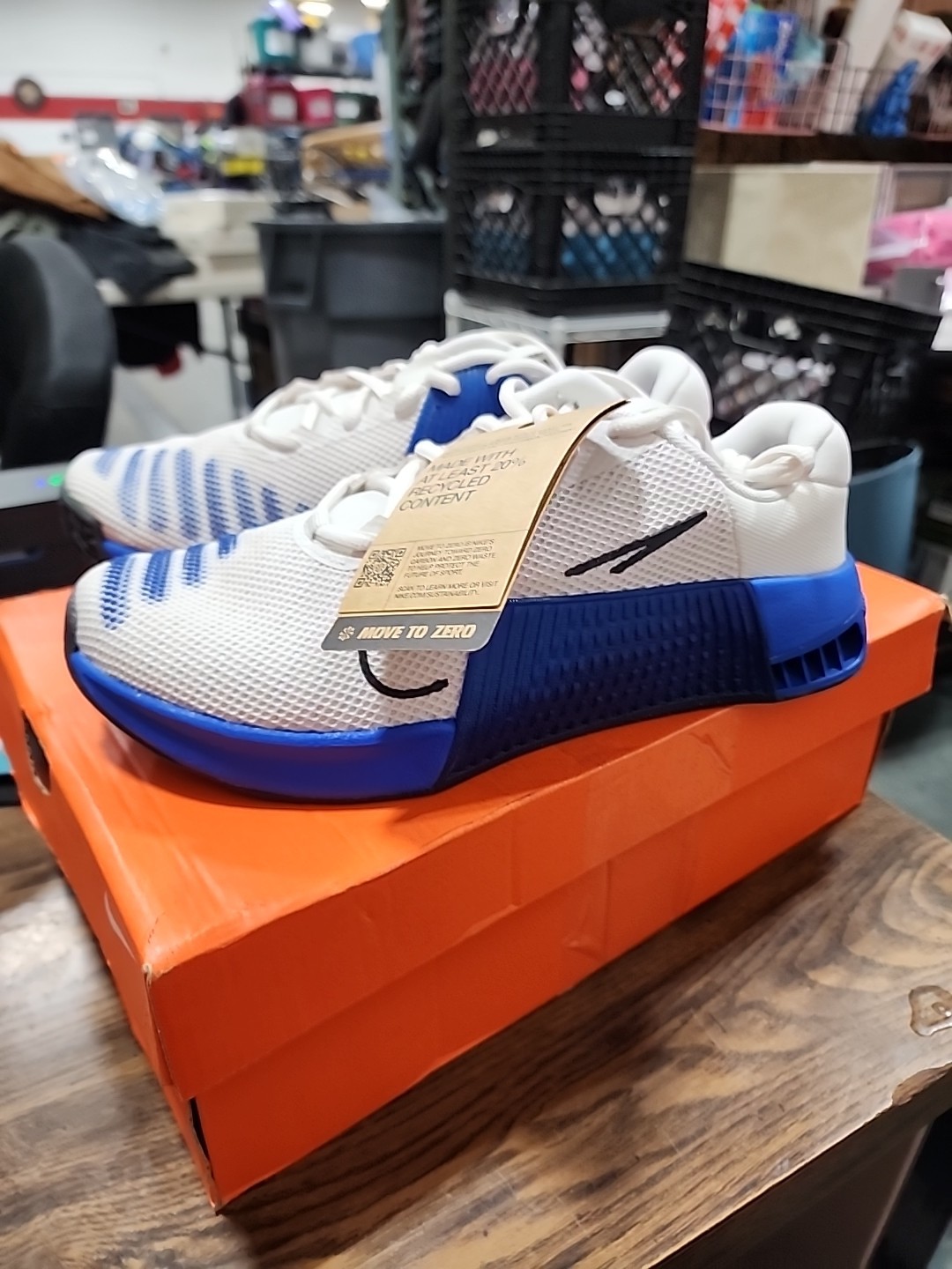 nike workout shoes melcon size 9 phantom game royal blue