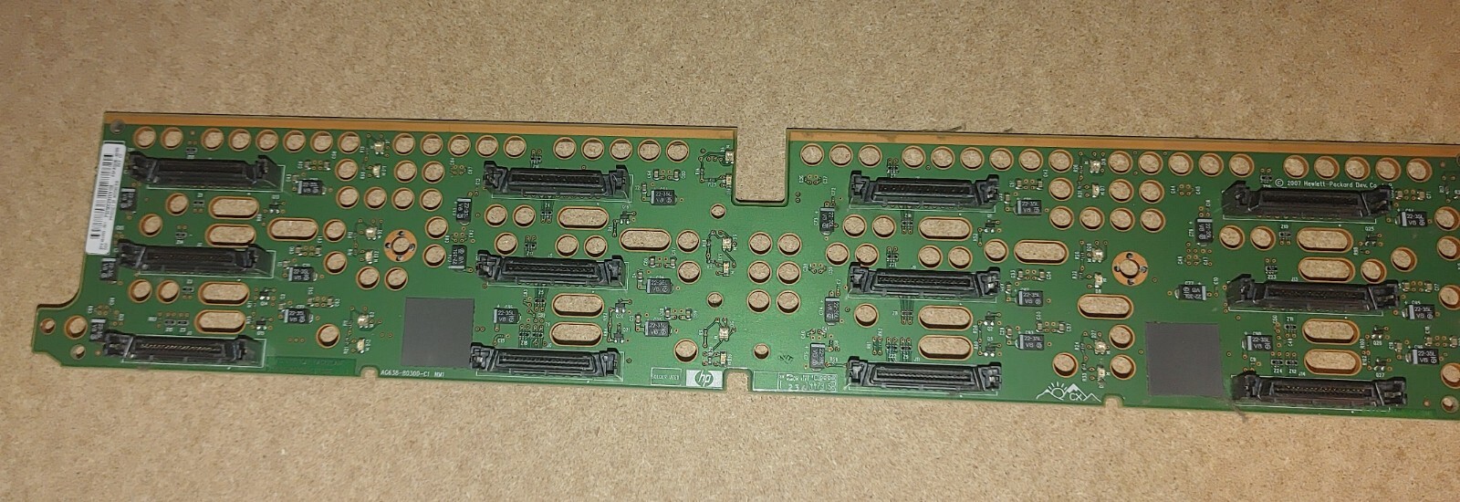 HP 461493-001 Fibre Channel Backplane Board Eva M6412 AG638-60300 REV C2