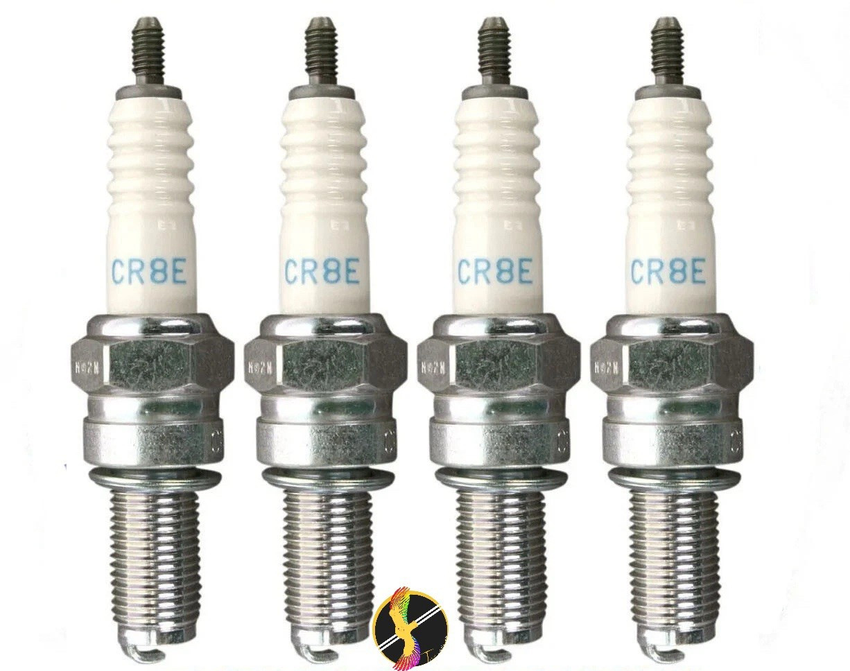 4x Spark Plug CR8E Replacement For Suzuki DR650SE (1996-2019)