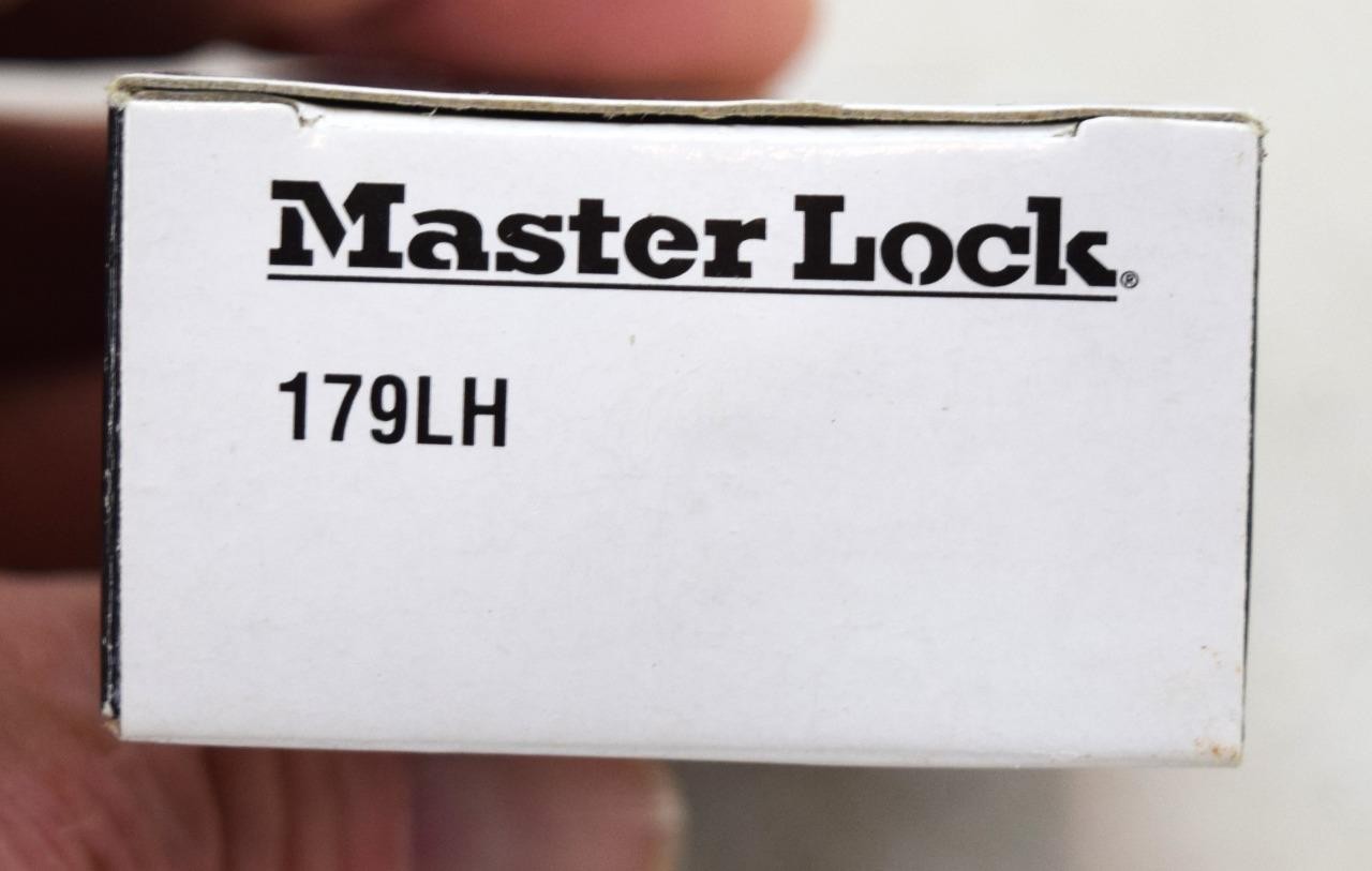 Master Lock Combination Padlock 179LH w/Resettable Combination NIB A