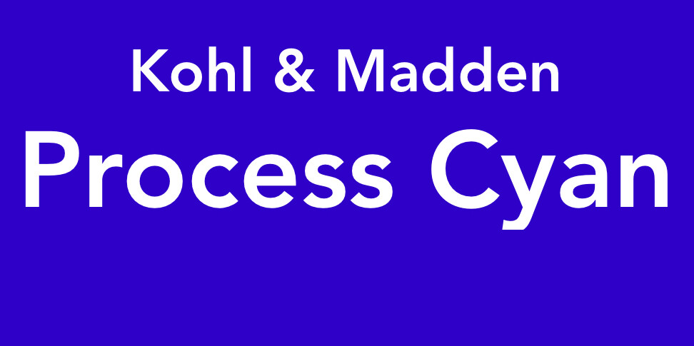 Kohl & Madden Printing Ink Process Cyan 9.0 oz. can