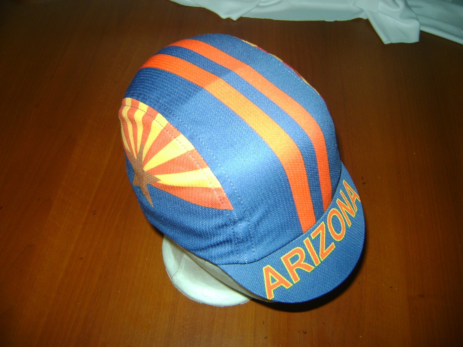 ARIZONA CYCLING CAP AZ HAT CAP POLYESTER SUBLIMATED UV RAY PISTA FIXED PHOENIX
