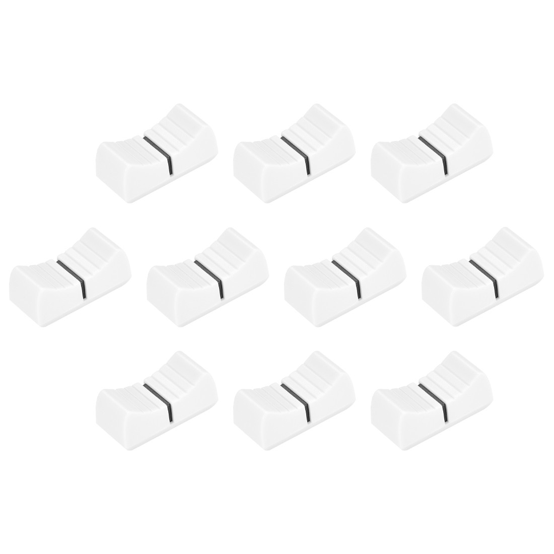 10Pack 24mmx11mmx10mm Console Mixer Slider Fader Knobs Replacement