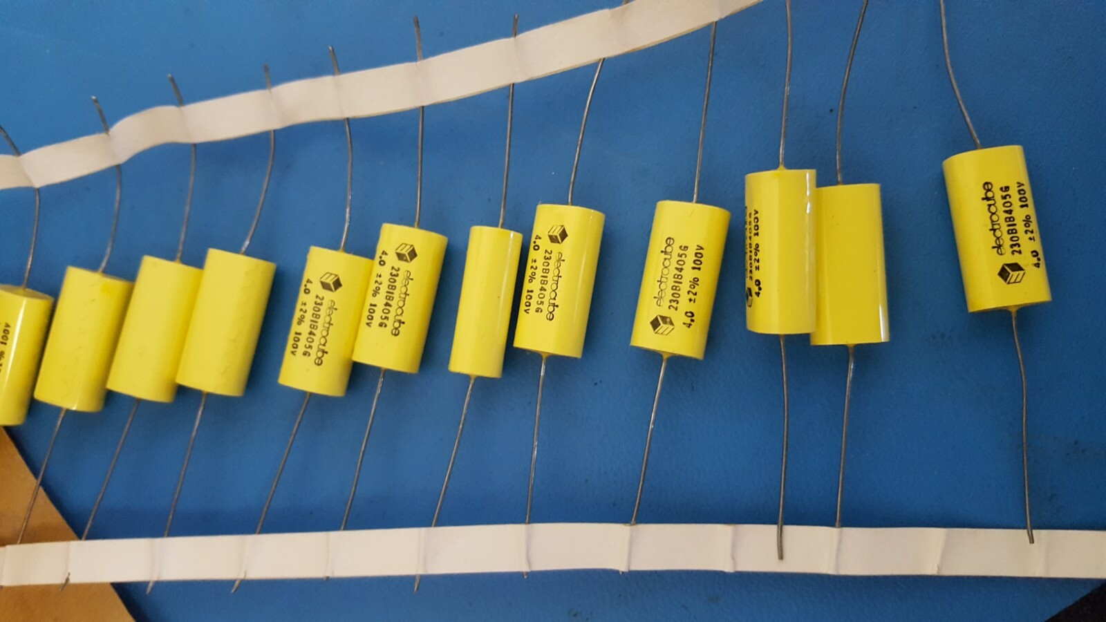 Capacitor Metalized 230B1B405G, Electrocube 100V 4uf, 2%, 4 Pcs