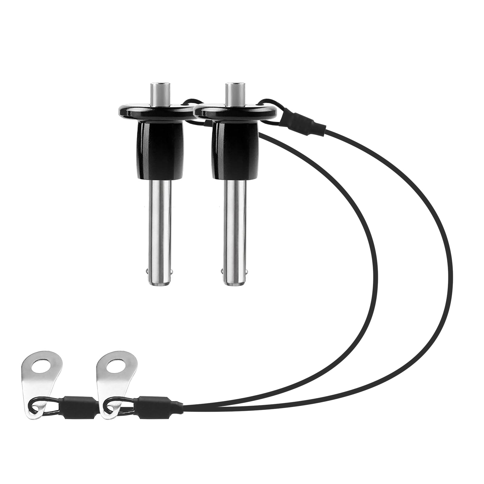 2 Pack 304 Stainless Steel Quick Release Pin 0.24 Inch Diameter Ball Locking ...