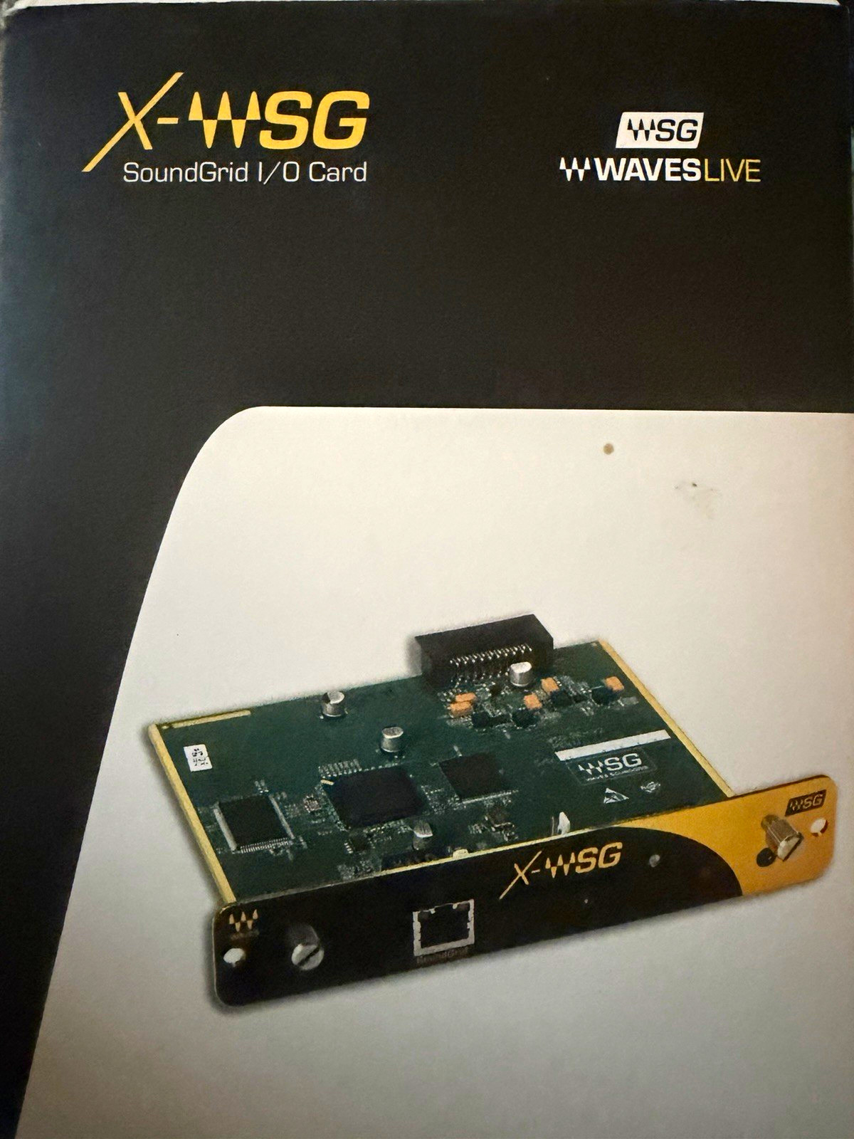 Waves X-WSG SoundGrid I/O Expansion Card, RJ45 Ethernet, Studio/Live Sound