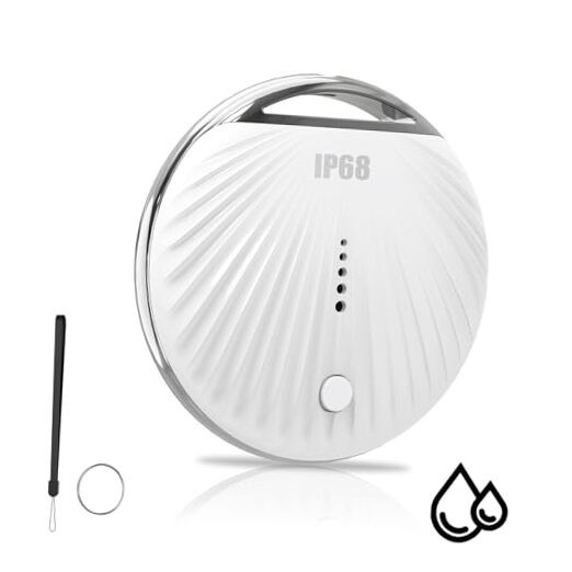 Air Tracker Tag, Smart Tag Bluetooth Tracker Works with Apple Find My 1 White
