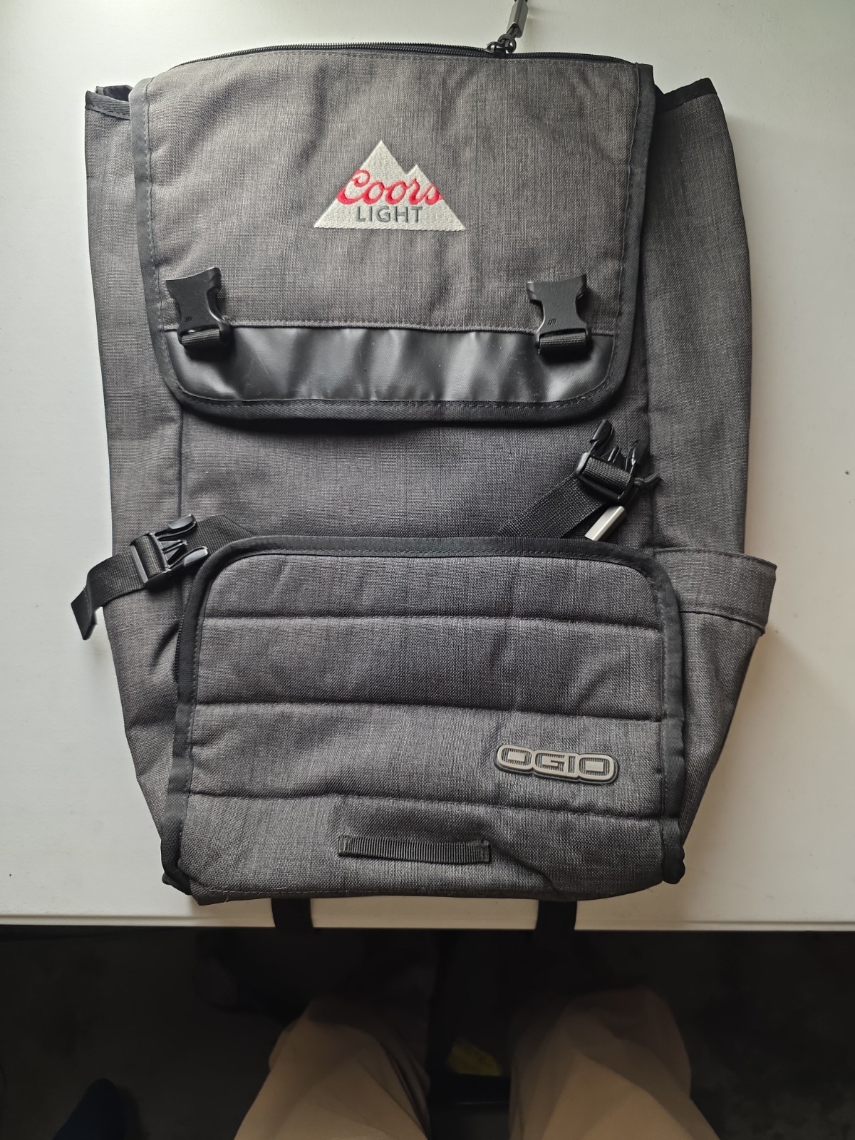 OGIO Coors Light Backpack Laptop Book Bag Travel Hiking-Padded Multi-Pockets