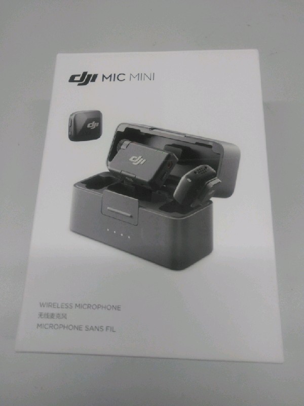 DJI Mic Mini Wireless Lavalier Microphone System 2 TX+1 RX + Charging Case Black