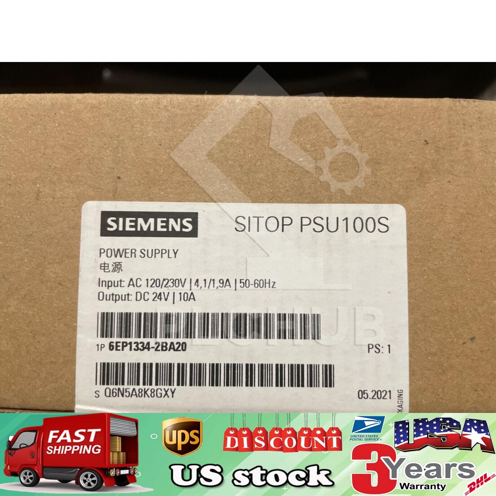 New in box Siemens 6EP1334-2BA20 Sitop PSU100S Power Supply 6EP13342BA20