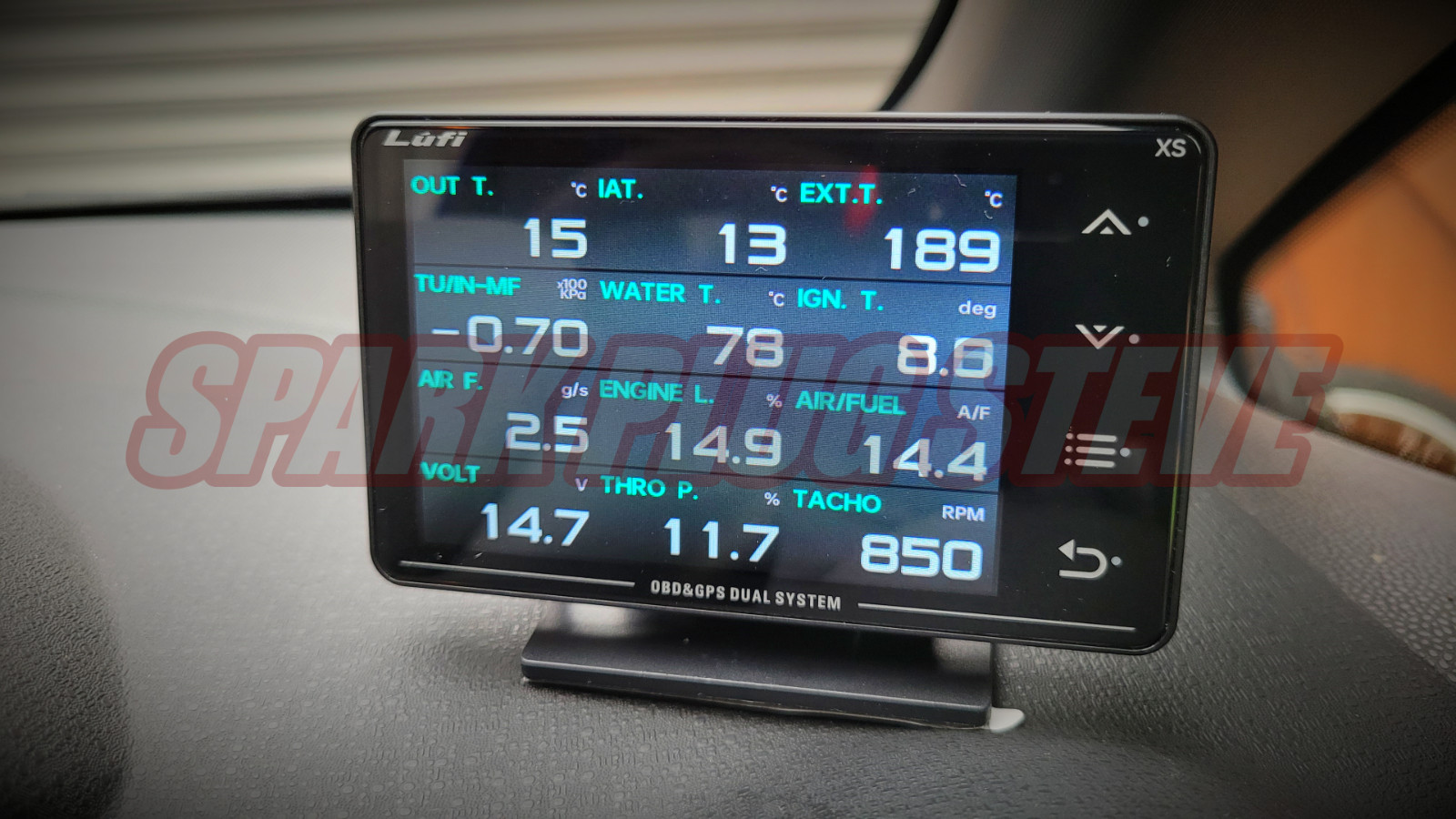 LUFI XS *GENUINE* obd2 & GPS 2025 Model dash display gauge / fault code reader