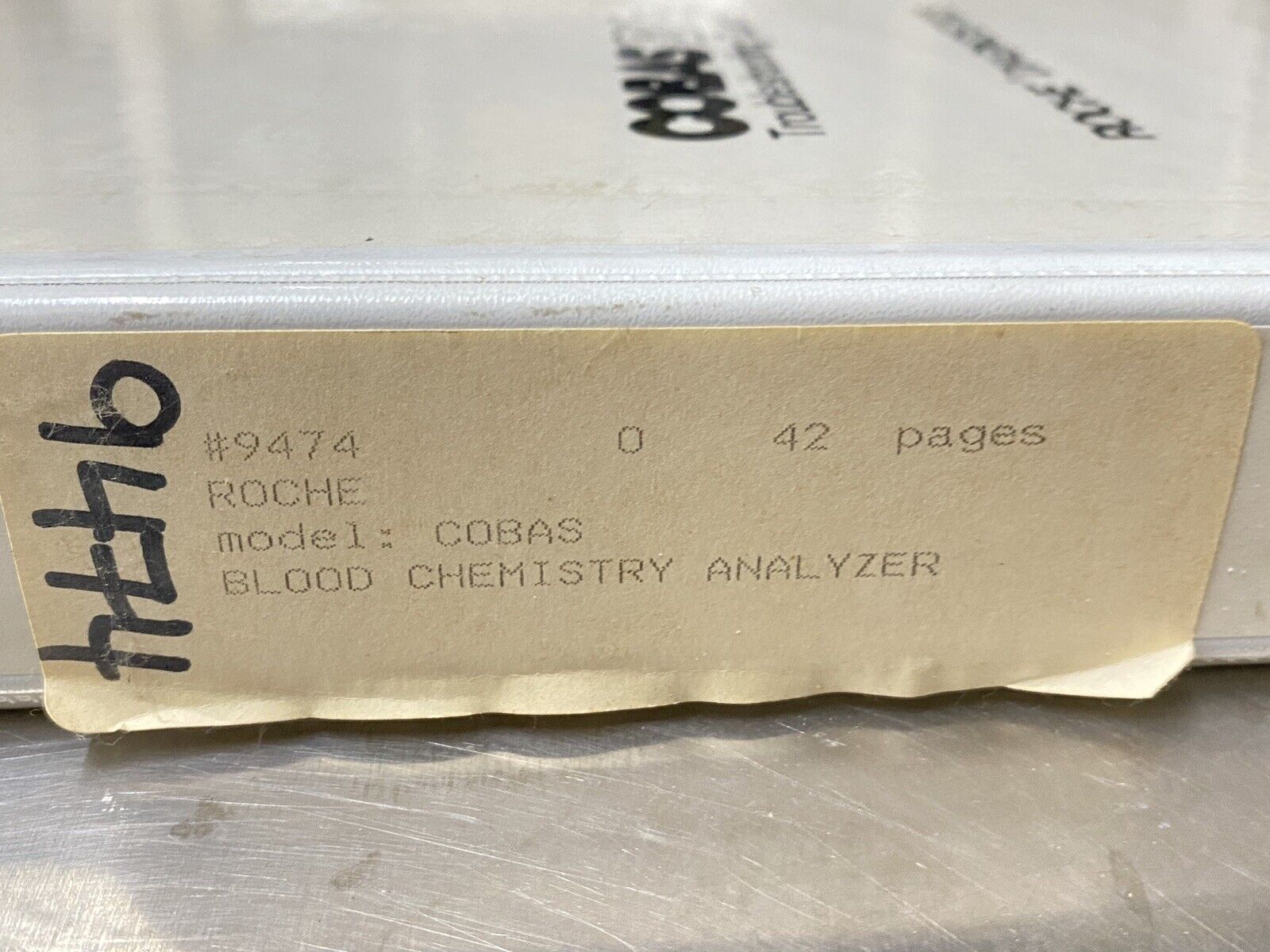 Roche Diagnostics Cobas-bio Troubleshooting Guide - Users Guide / Manual
