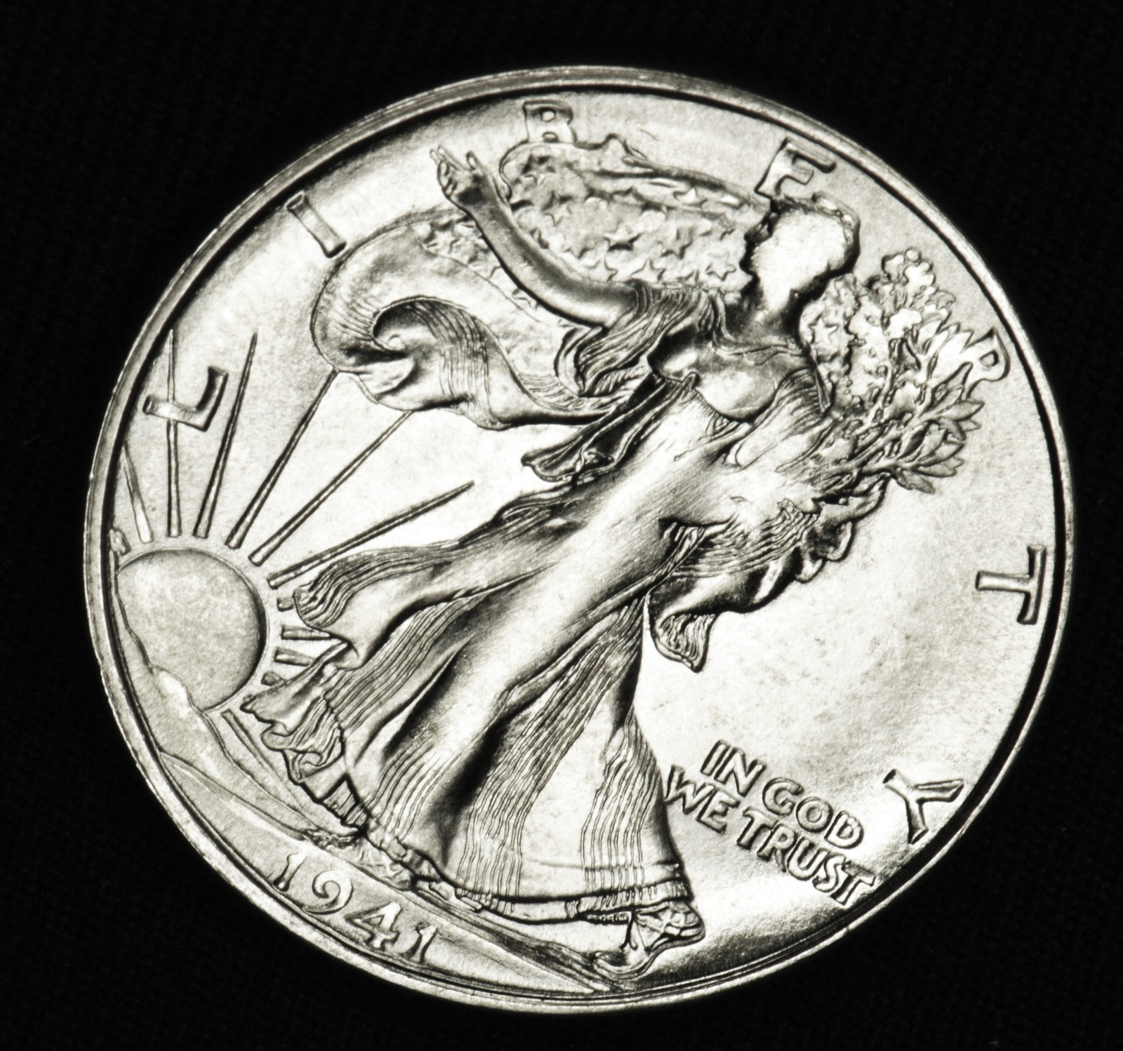 1941-s  Liberty Walking Half. BU (Inventory A)