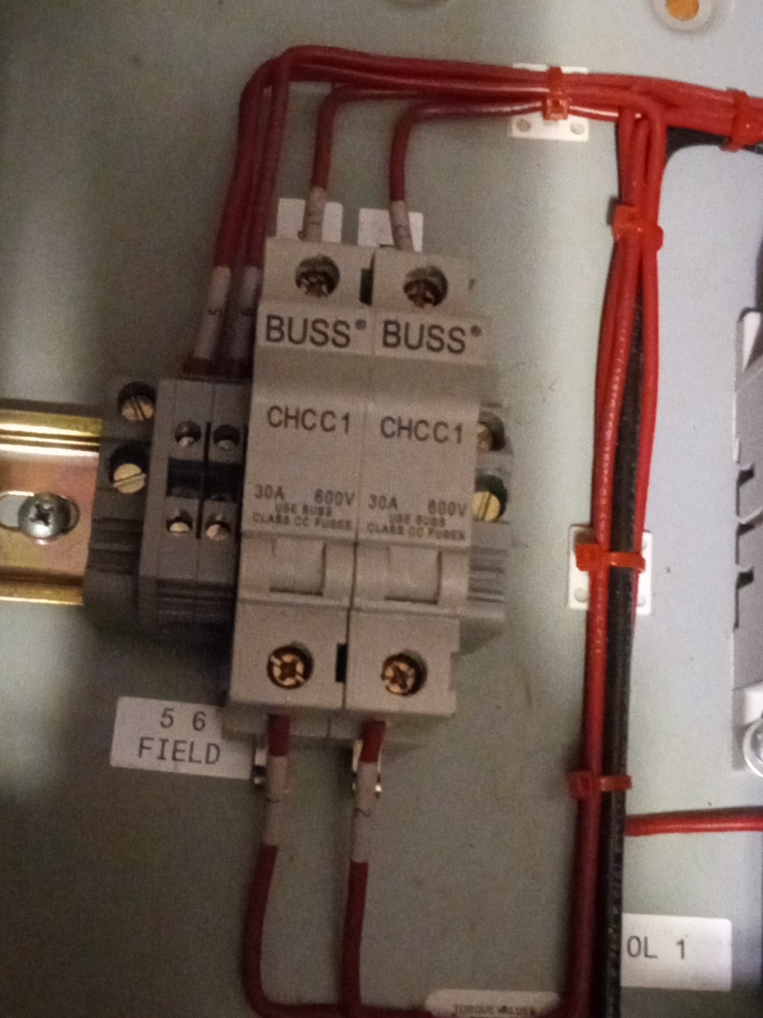 Wired Switch Contact Panel ABB A40-30-10 Thermal Overload Electrical Box Control