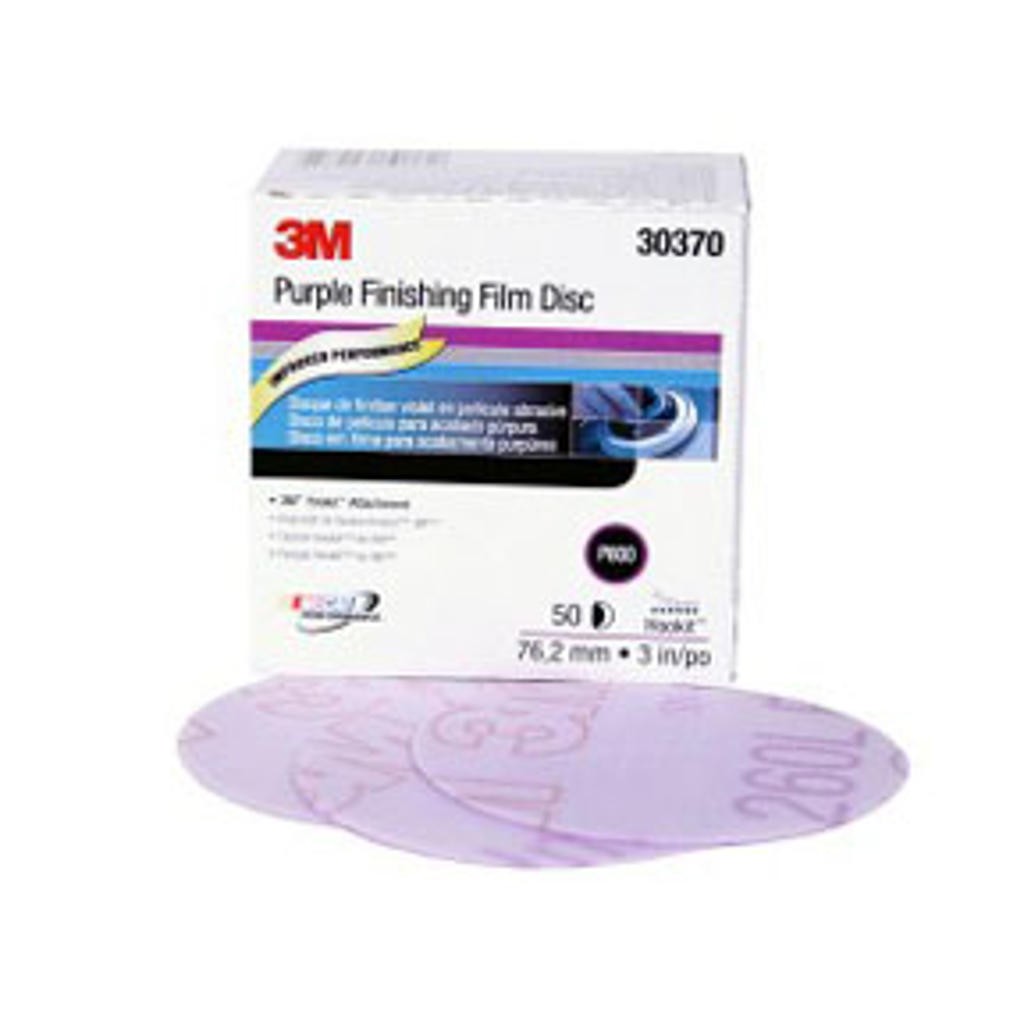 SANDPAPER 3IN HOOKT PURPLE P800 MMM-30370 Brand New!