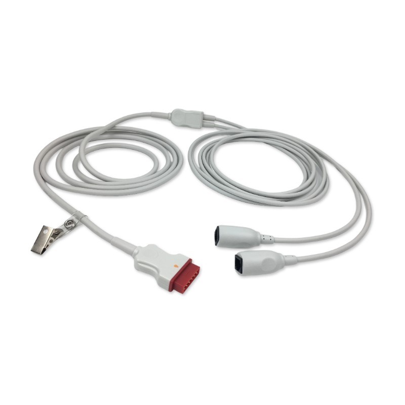 2021196-003 Compatible 2-Channel IBP Adapter Cable for GE Carescape B650 (1Pc)