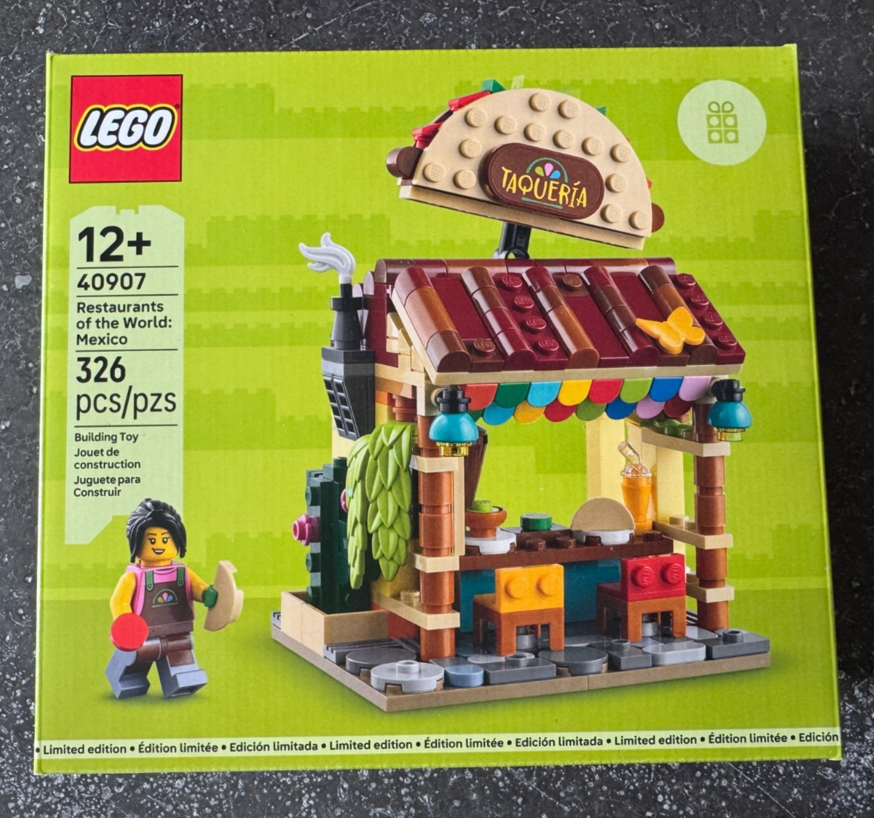 40906 LEGO mexico Restaurants of the World Set Taqueria Building Kit NEW Taco