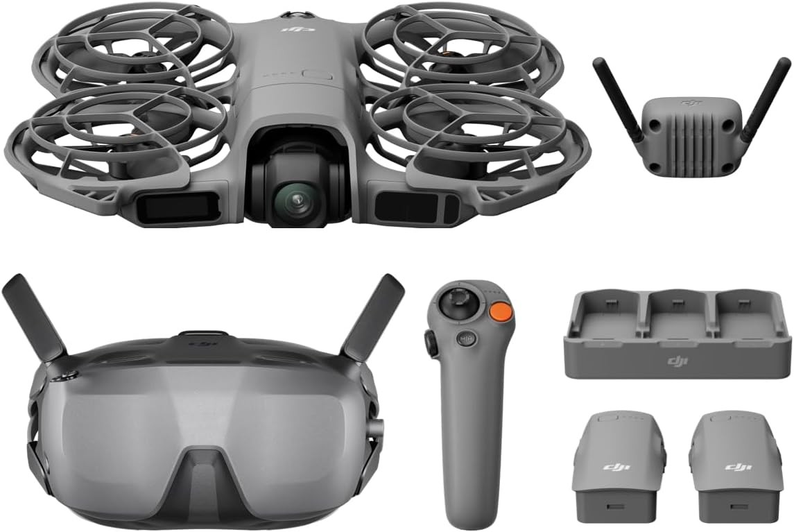 DJI Neo 2 Motion Fly More Combo,4K,RC Motion 3,Goggles N3,FPV Flying, 3 Battery