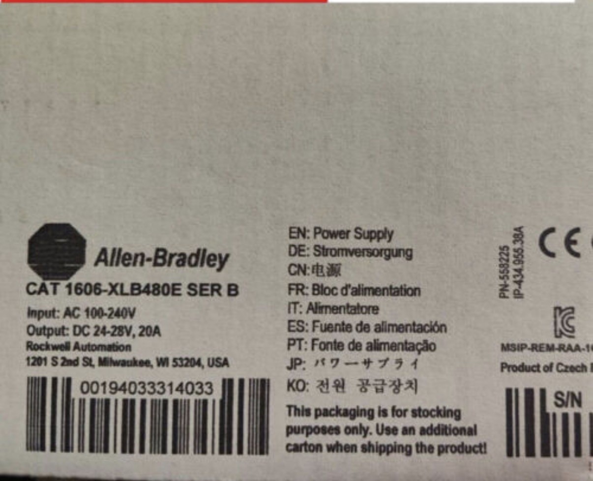 NEW Allen Bradley 1606-XLB480E Power Supply fast shipping 1606XLB480E