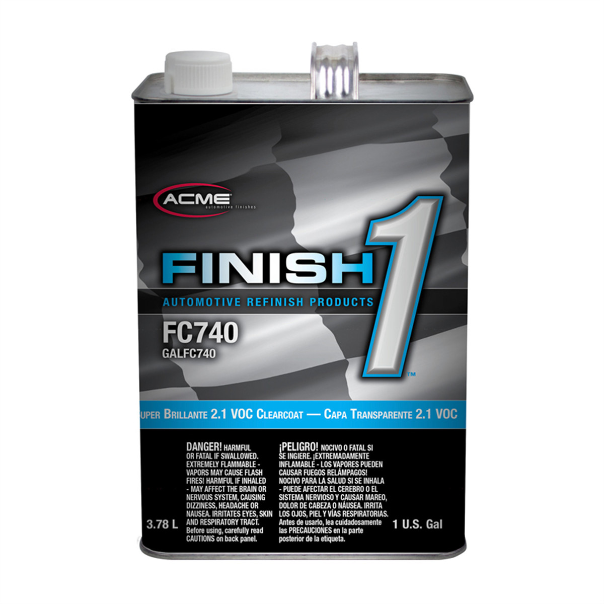 Finish 1 Automotive Refinish Products FC740-1 High Solid 2.1 VOC Super Brillante