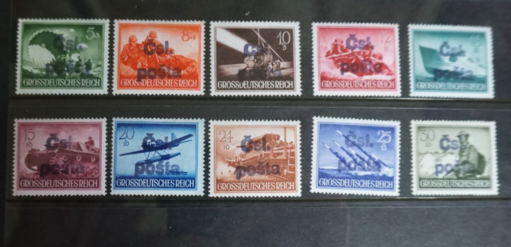 Germany Czechoslovakia MNH stamps all signed
