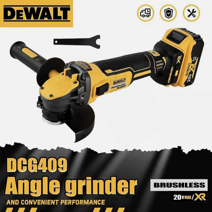 DEWALT DCG409 20V MAX XR Brushless 5" Angle Grinder Polisher Cordless -Tool Only