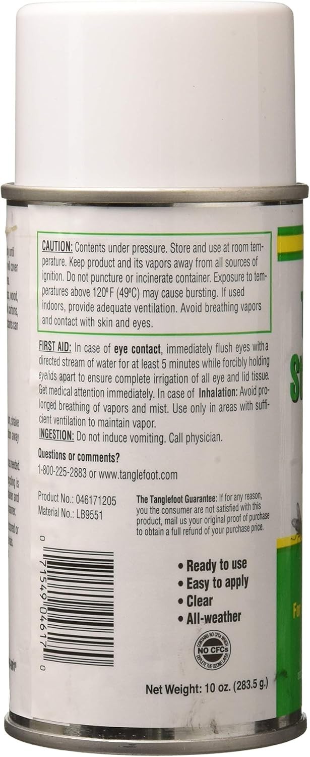 Tanglefoot Fly Sticky Coating Aerosol 10oz