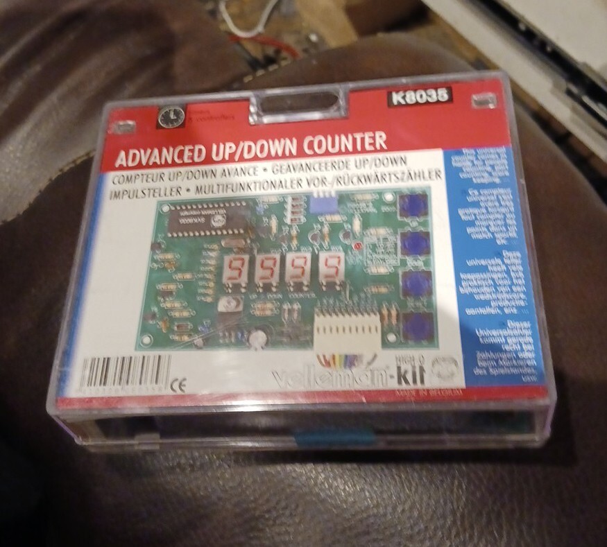 1 ea K8035 ADVANCED UP/DOWN COUNTER VELLEMAN KIT **SHIPS QUICK n FREE**