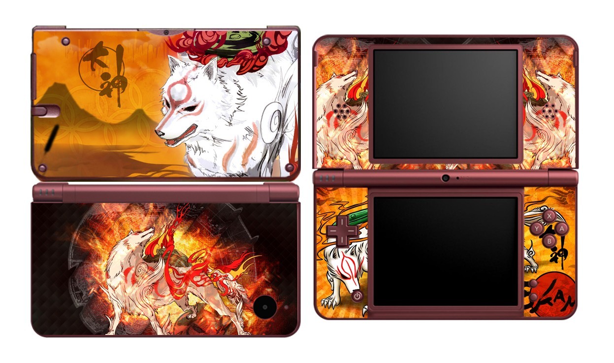 Okami Wolf 315 Vinyl Decal Skin Sticker for Nintendo DSi NDSi XL LL