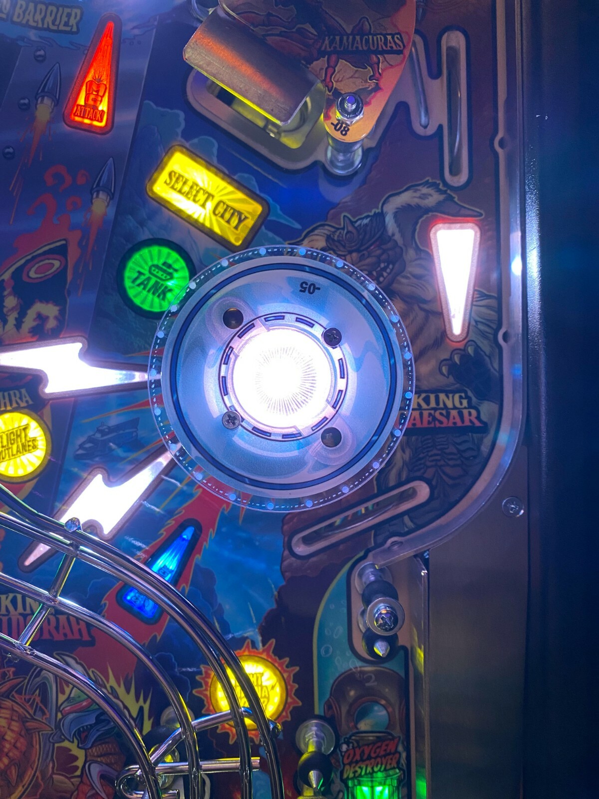 Godzilla Pinball UFO Plastic Protector and Enhancement MOD (Fits All Models)