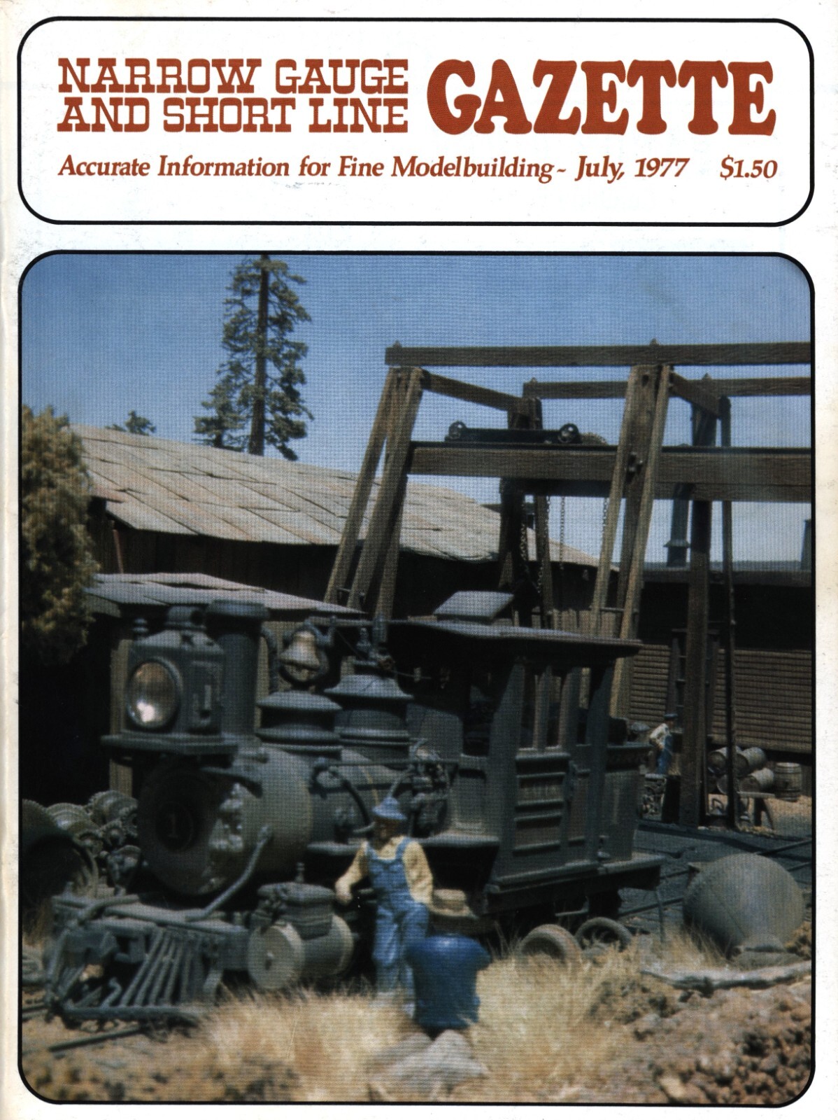 Narrow Gauge and Short Line Gazette Magazine July 1977 Nebraska Midland Railroad