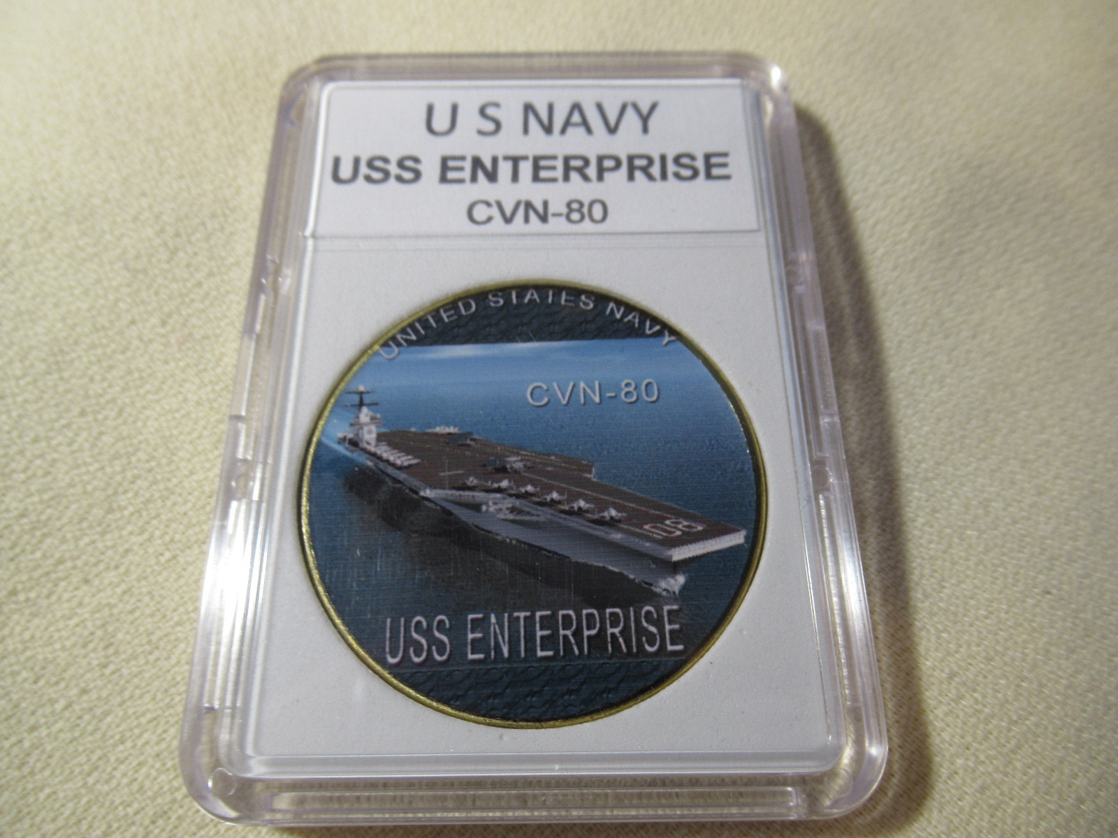 US NAVY - USS ENTERPRISE (CVN-80) Challenge Coin