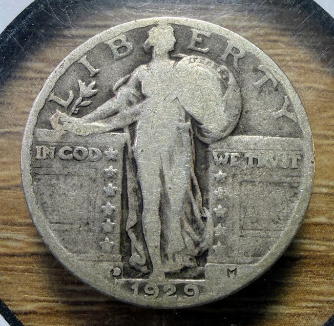 1929-D Standing Liberty Quarter - Actual Coin Shown - Free Shipping INV195
