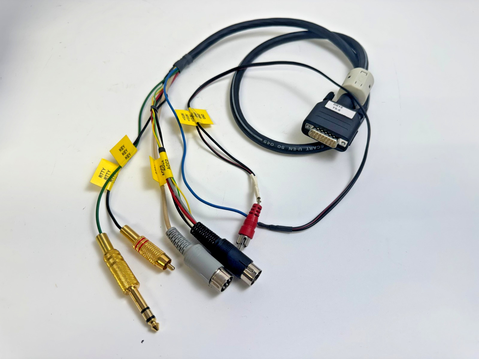 MicroHAM DB15-TS-6 Interface Cable for Kenwood TS Series - Unused in Box